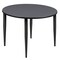 Regency Kahlo Square & Round Tables, 48 W, 48 L, 29 H, Wood, Metal Top, Grey TPL48RNDGYBK - alternate 1